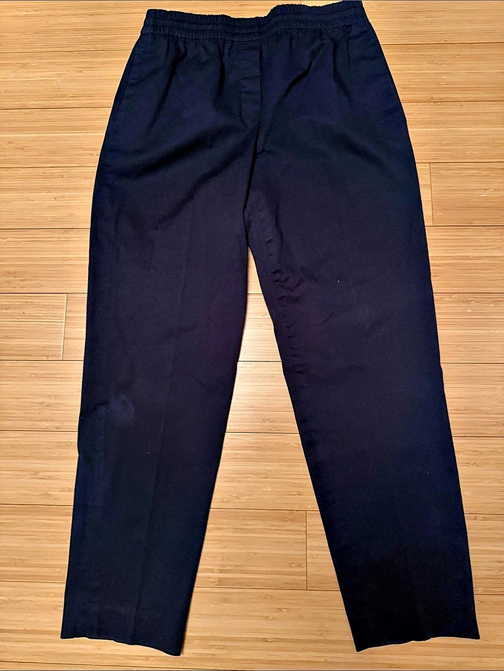 Theory Straight Leg Pants in Black Size P Like New